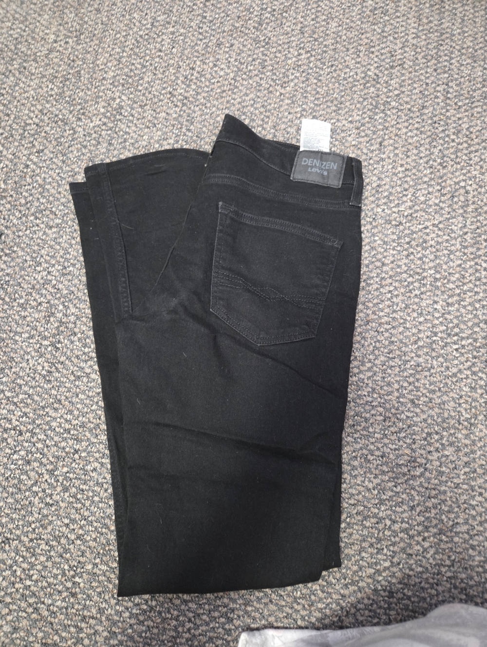 Denizen from Levi's Black Slim Straight Men's Jeans
